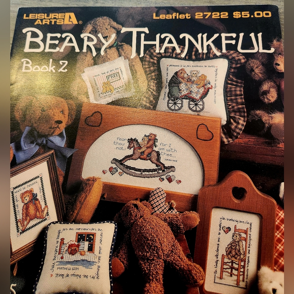Vintage" Beary Thankful" Book 2